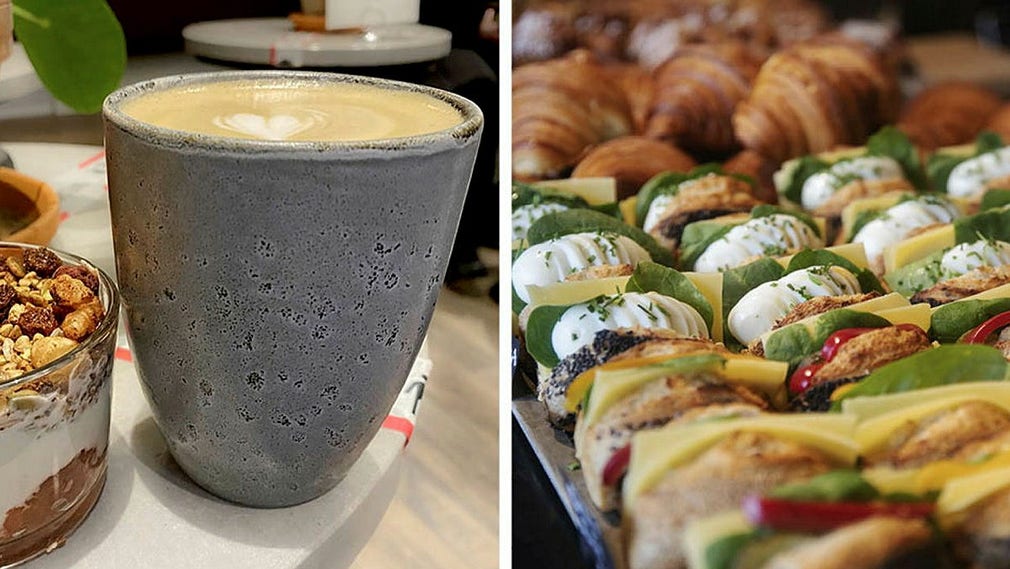 Kaffe och macka, övernattad gröt eller ägg? Allt finns att få.