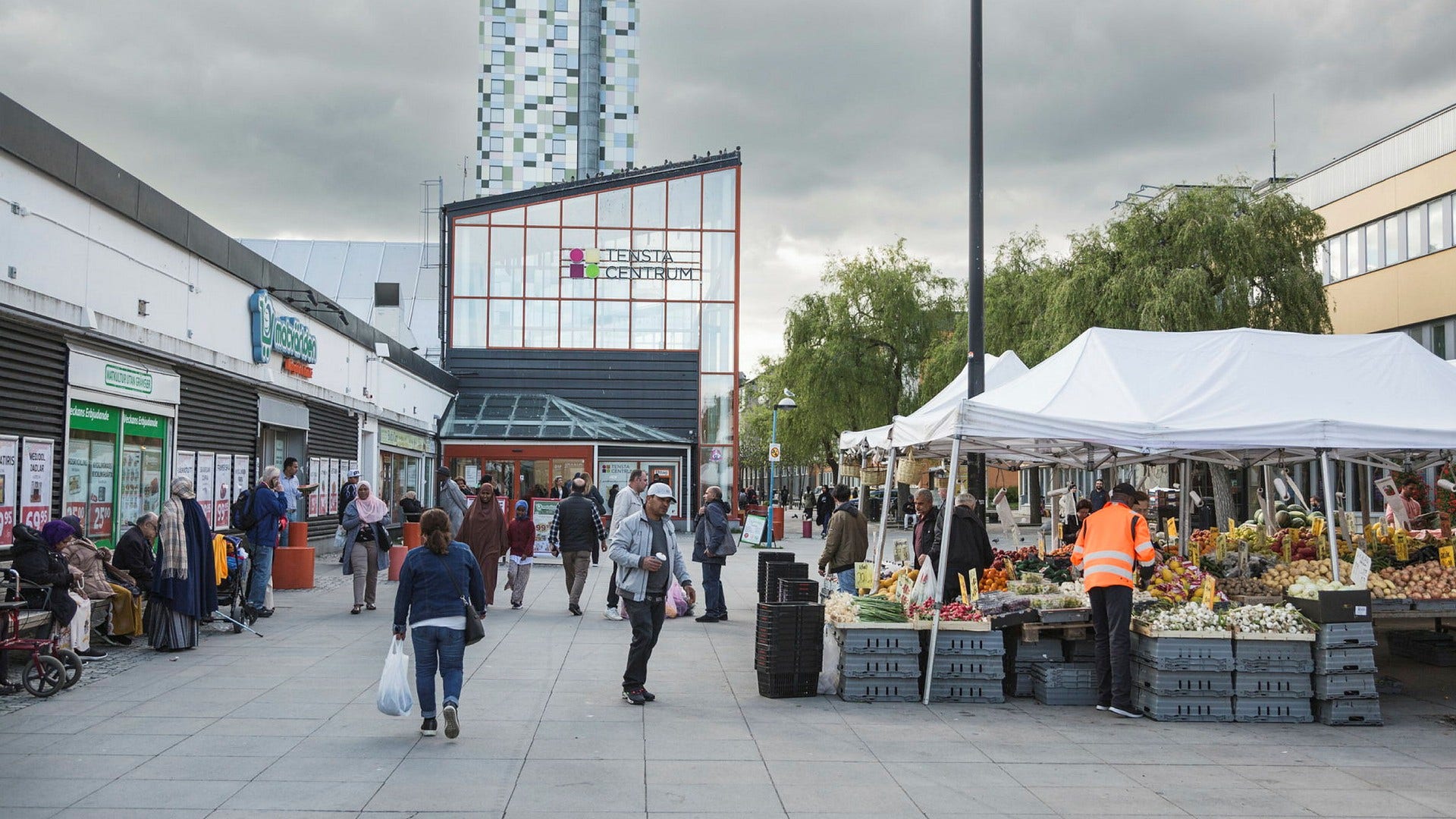 I Tensta centrum röstade knappt 60 procent i kommunvalet 2018.