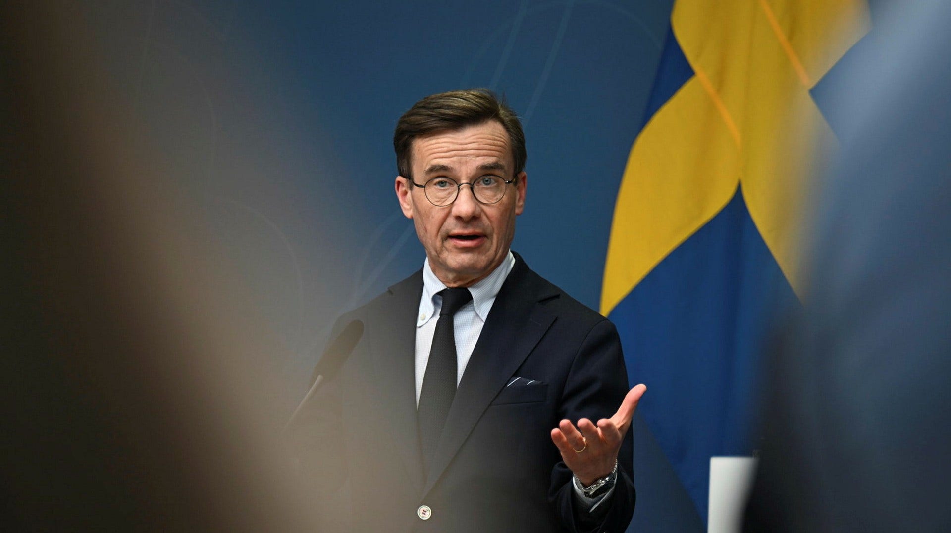 Sveriges statsminister Ulf Kristersson (M).