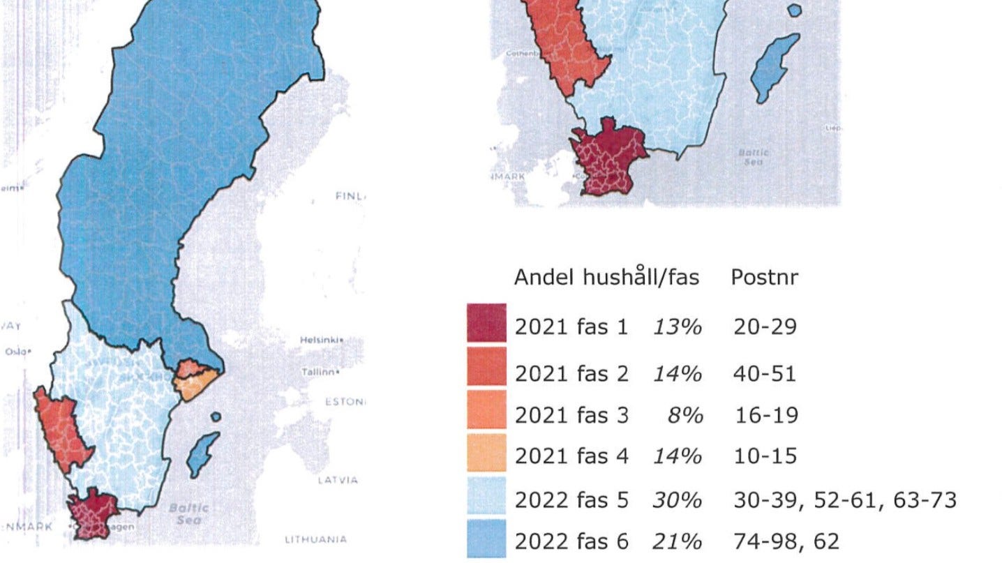 Postnords plan för varannandagsutdelning av post.