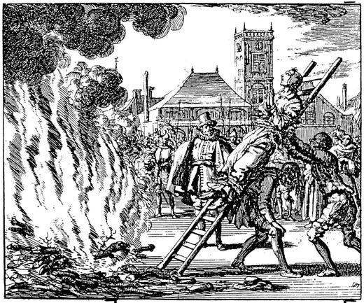 Being in league with the Devil was punishable by death.  In Sweden, the hunt for witches culminated in the 1670s, during what came to be known as "The Great Riot", when around 300 people lost their lives in various witch trials around the country.  However, the vast majority of these "witches" were not burned at the stake, but beheaded.
