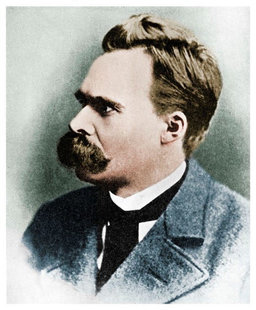 Filosofen Friedrich Nietzsche tänkte stora tankar – och blev galen i slutet av sitt liv.