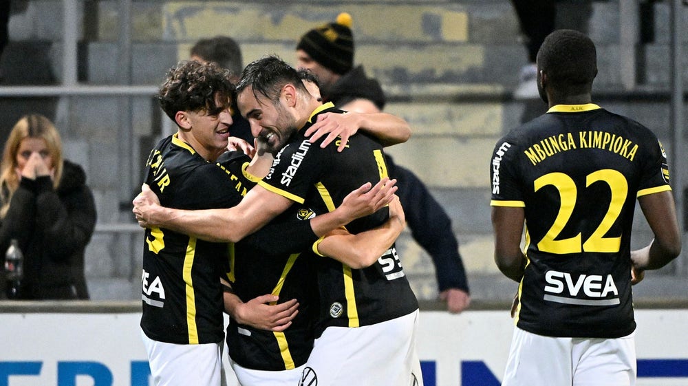 Sent mål i Mjällby gav AIK tre poäng