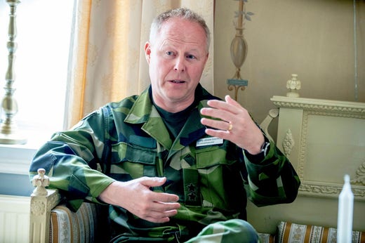 Flygvapenchef generalmajor Carl-Johan Edström.