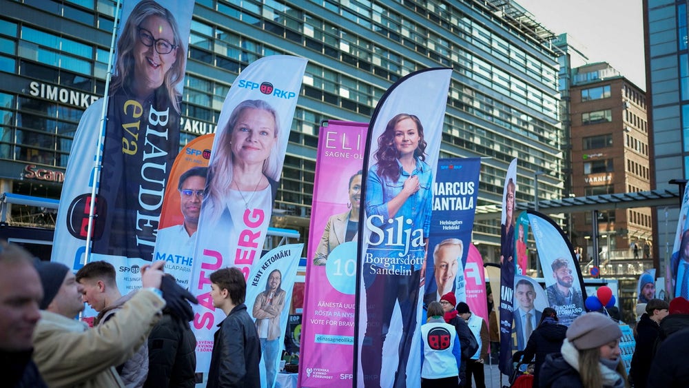 Finländska valet: Första prognosen väntas vid 21-tiden