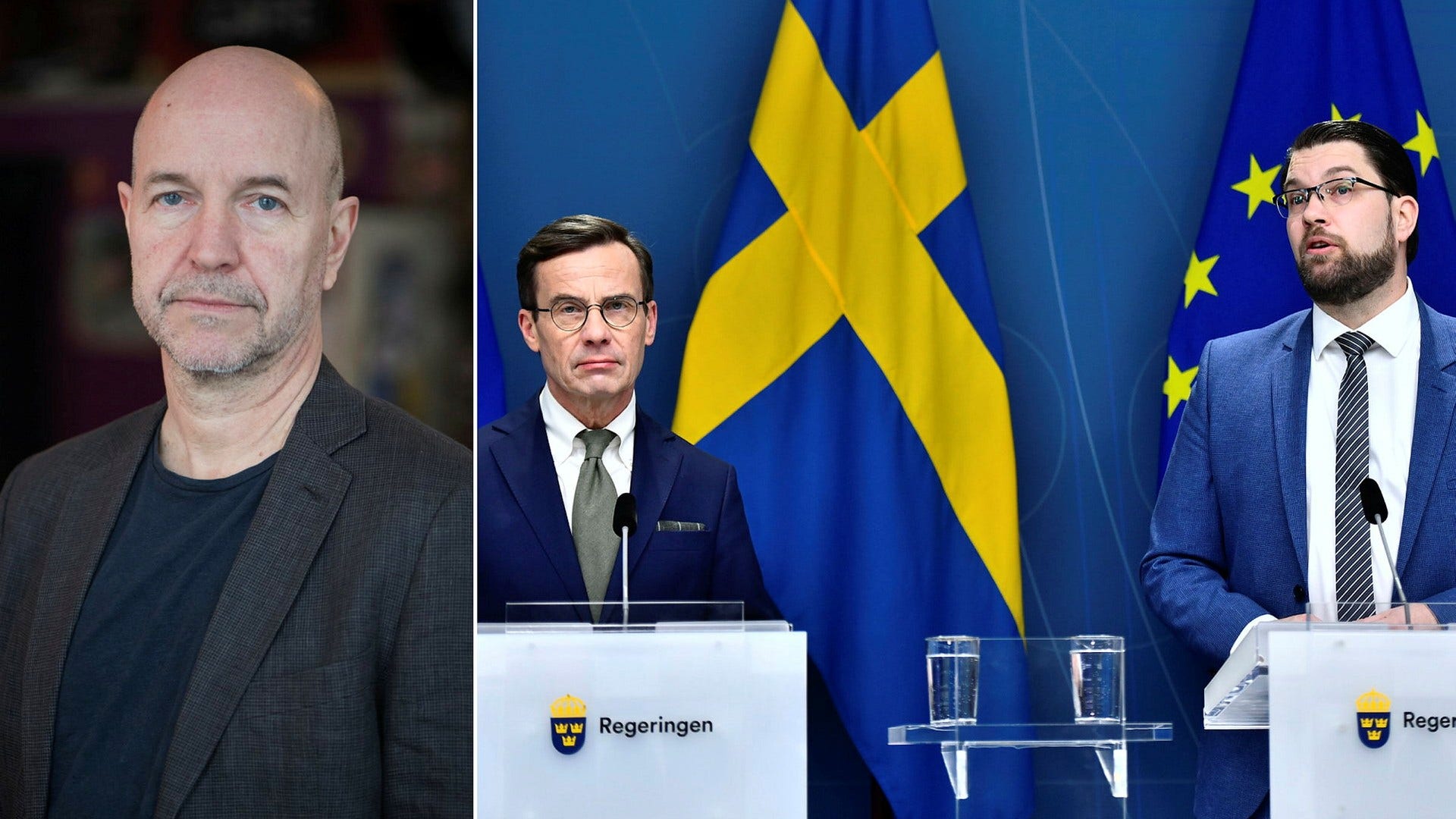 Hur länge håller samarbetet? Statsminister Ulf Kristersson (M) och Jimmie Åkesson (SD).