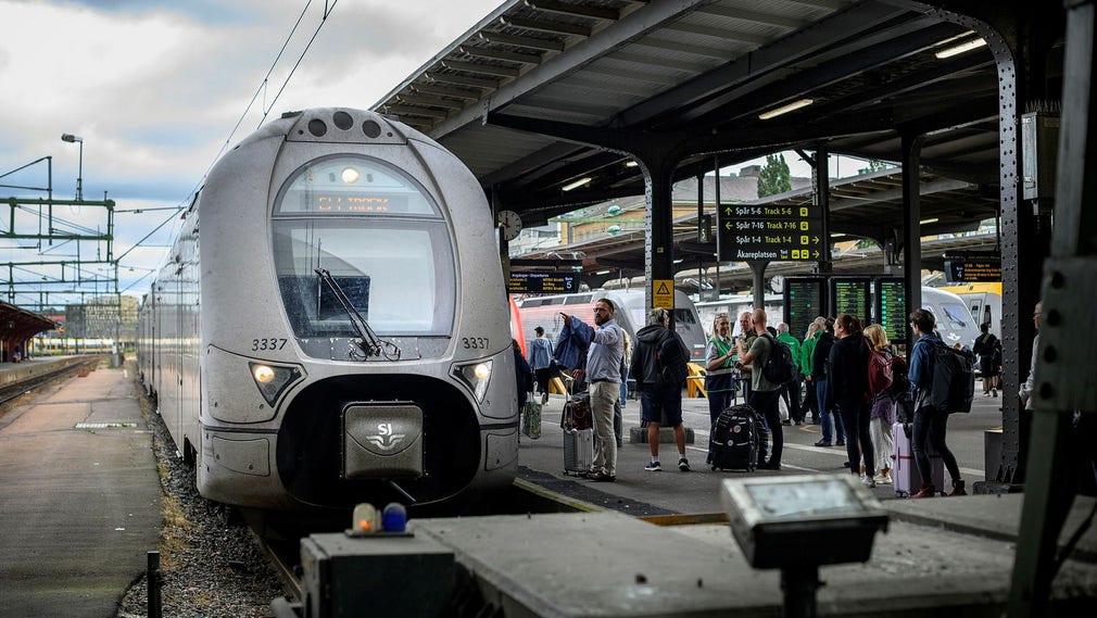Allt färre tåg kommer fram i tid