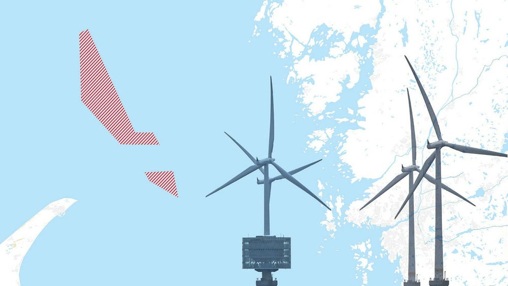 Första klartecknet för enorm vindkraftpark i havet utanför västkusten