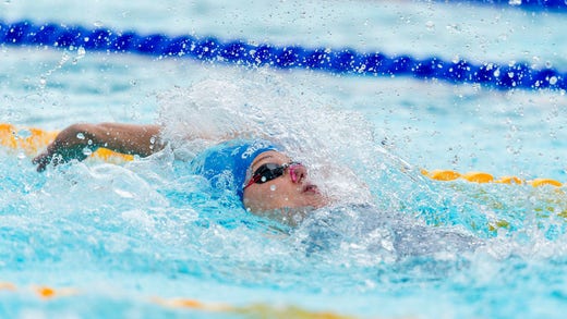 Sarah Sjöström broke the Swedish record in the 50 meter backstroke in Borås with 27.80.  So far, no Swedish swimmer has swum faster over the distance.