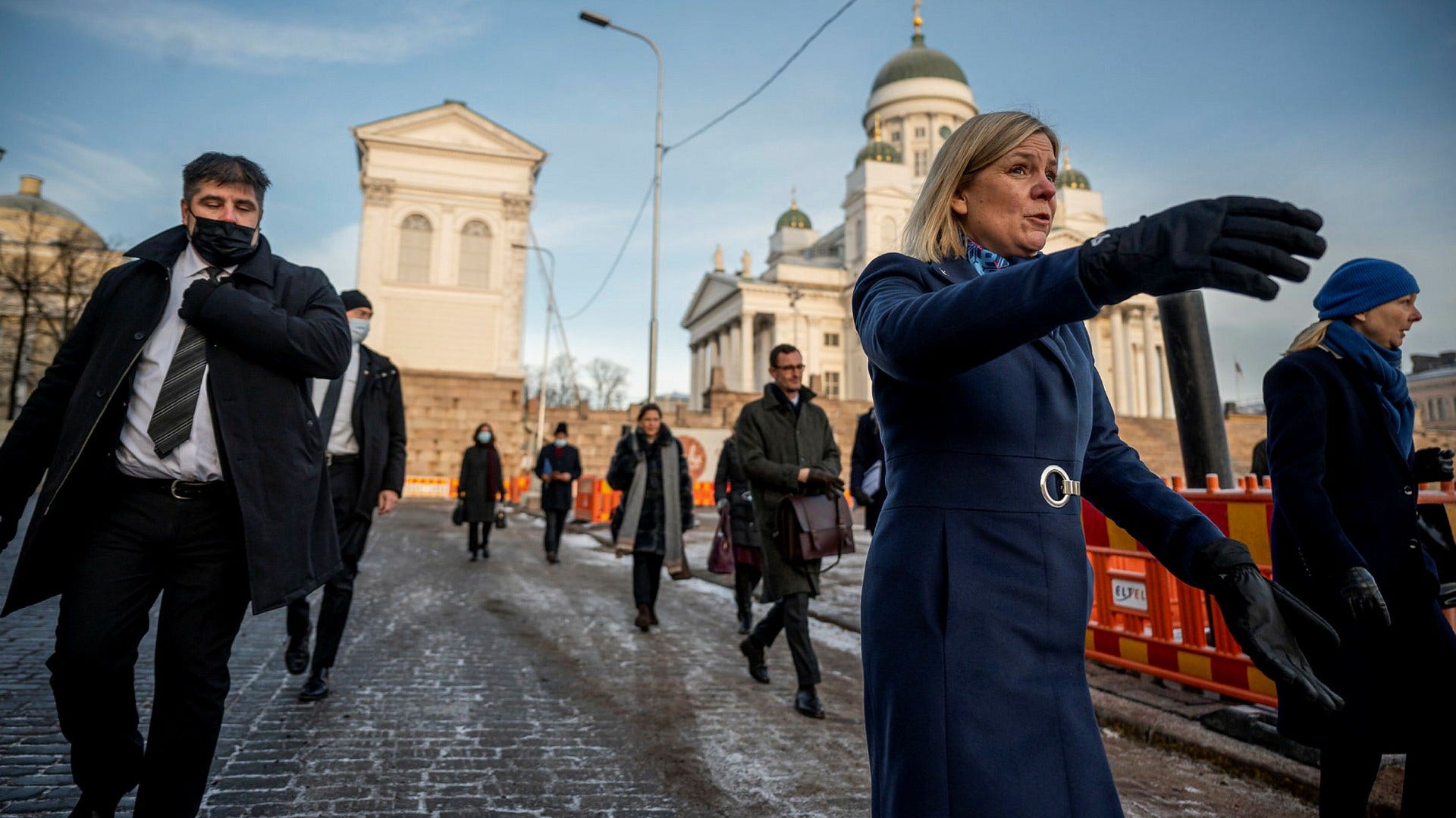 Statsminister Magdalena Andersson var på onsdagen i Helsingfors för möten med den finska statsministern Sanna Marin och president Sauli Niinistö.