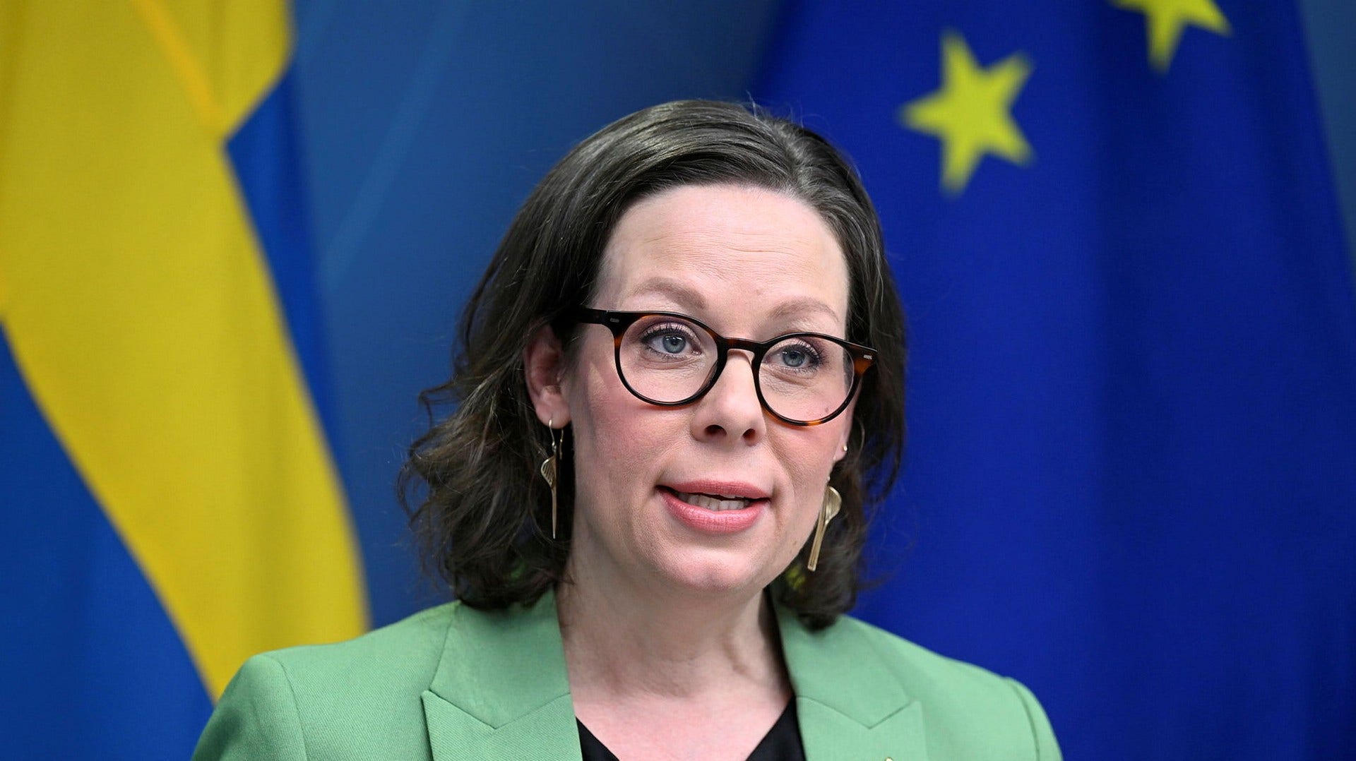 Migrationsminister Maria Malmer Stenergard (M).