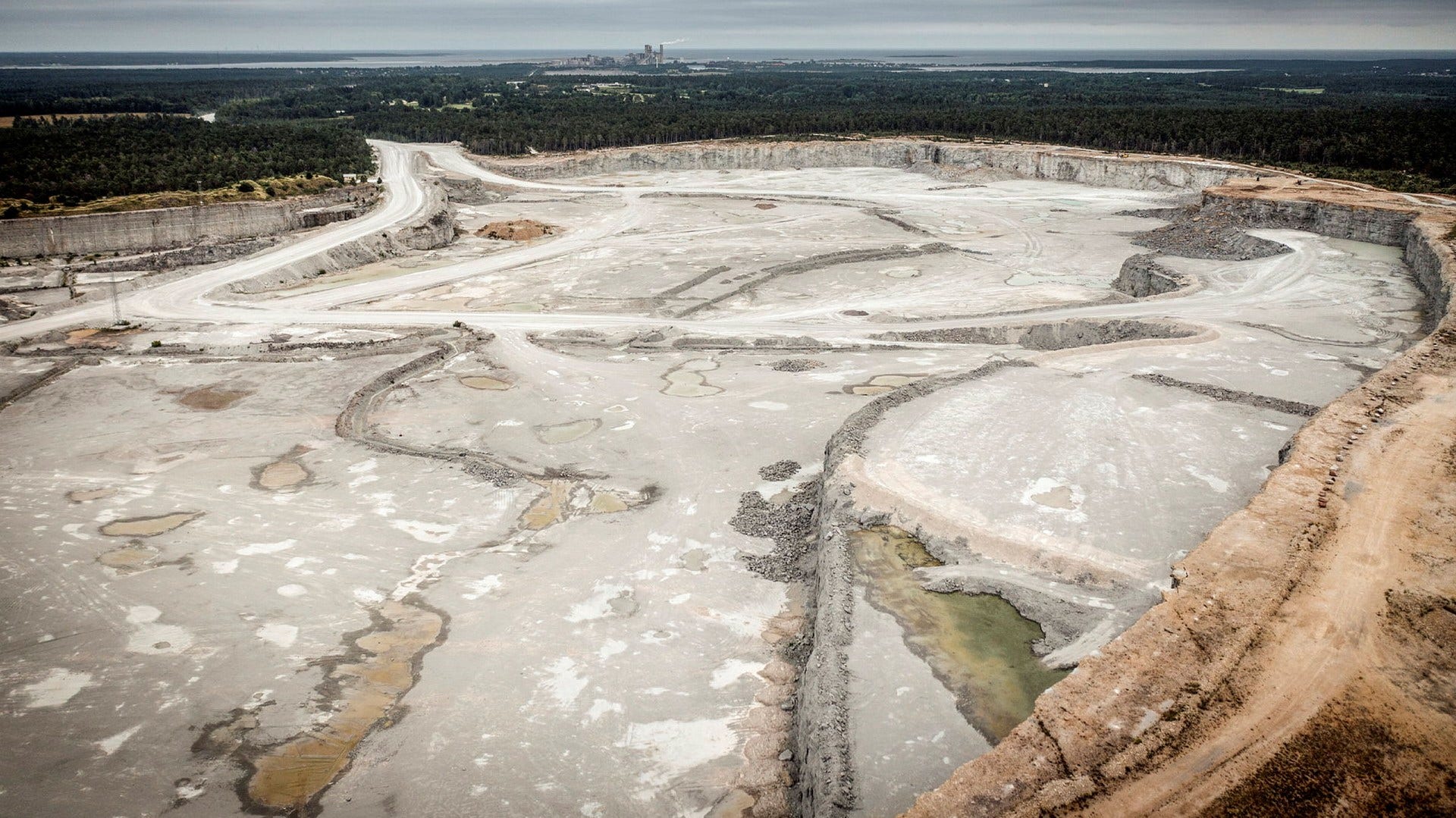Cementa i Slite på Gotland.