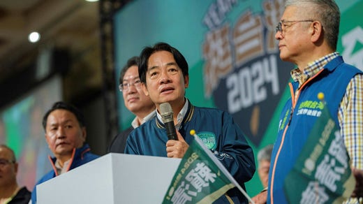 Vice President Lai Ching-te leads opinion polls in Taiwan.