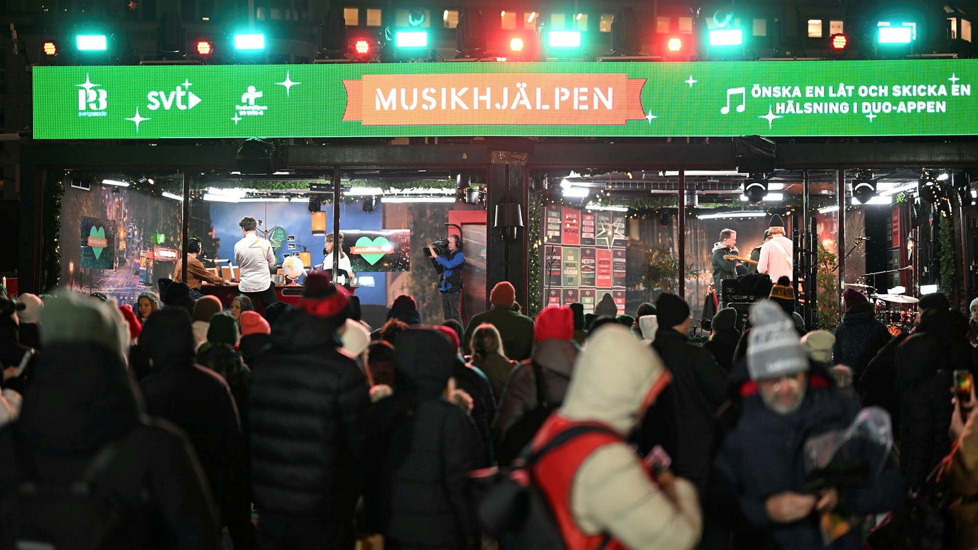 Förra året sändes ”Musikhjälpen” från Kungstorget i Göteborg. I år har turen gått till Växjö.