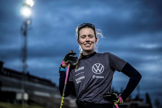”Jag var ju på en helt ny nivå förra året. Från att vara en utmanare om pallen till att vara där varje helg”, säger Elvira Öberg.