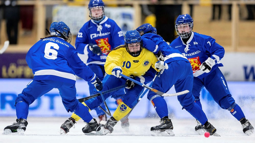 Sveriges damer helt överlägsna i VM-finalen – vann med 15–0