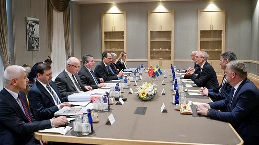 En Säpochef var på plats vid förhandlingarna i Ankara.