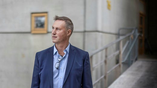 – Det är ett test, om fyra år är det val igen, säger John Ahlmark. Han tror att få liberaler som röstar på C känner en ideologisk hemvist.