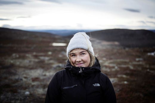 Jenny Nilsson Ranta läste ekonomi på gymnasiet och hade aldrig någon plan på att jobba i gruvan.