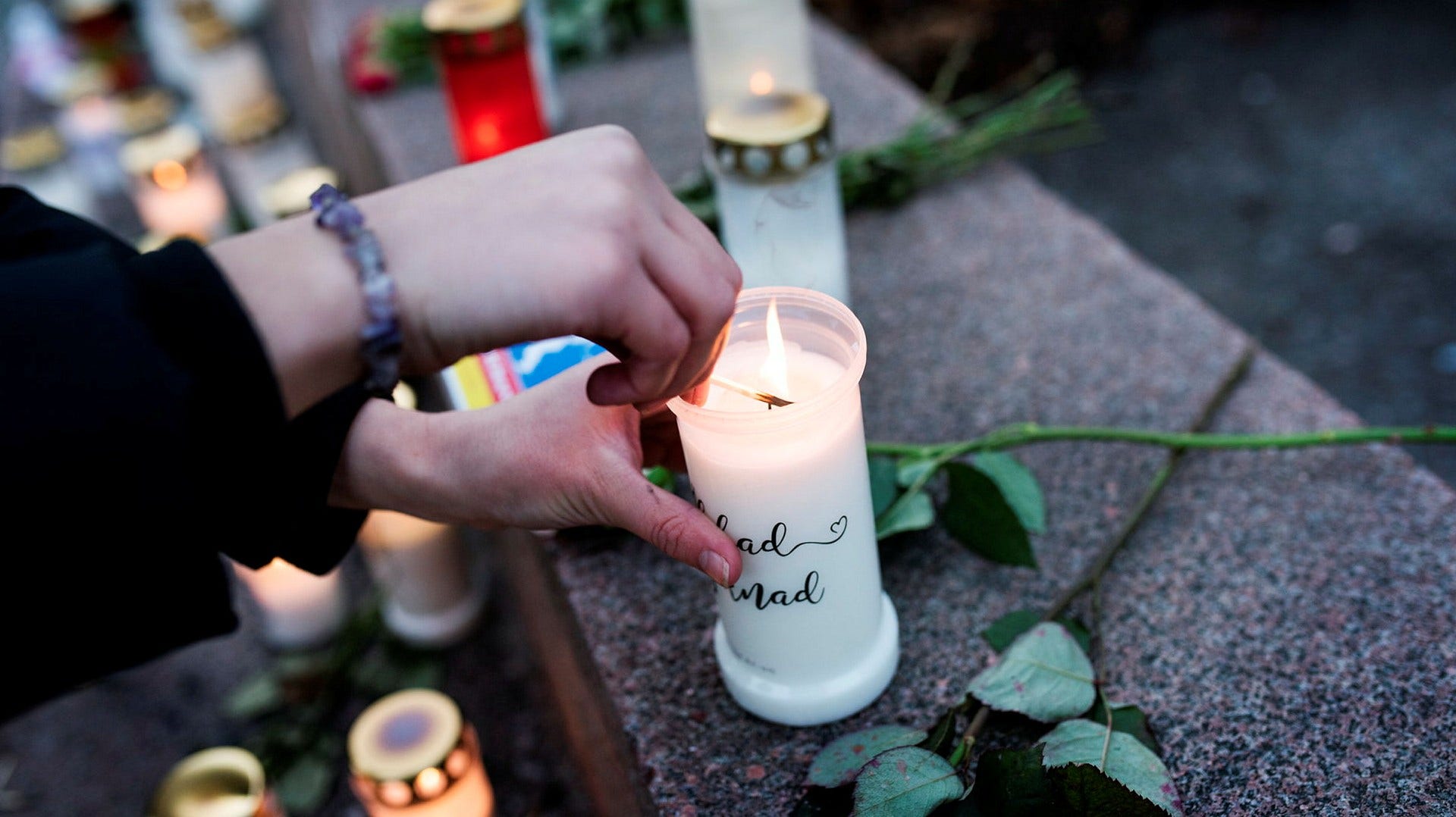 Minnesplats vid Stortorget i Vetlanda.