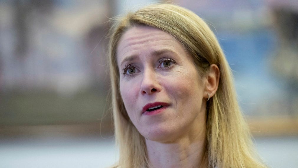 Estlands premiärminister Kaja Kallas.