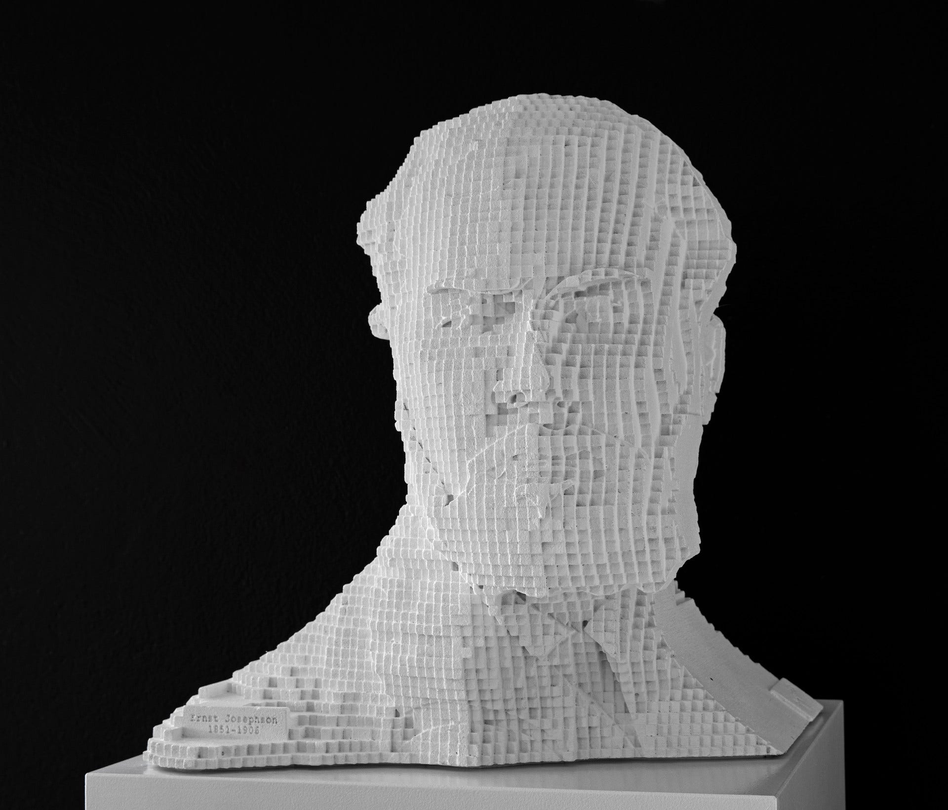 Per Josephsons porträttbyst av Ernst Josephson