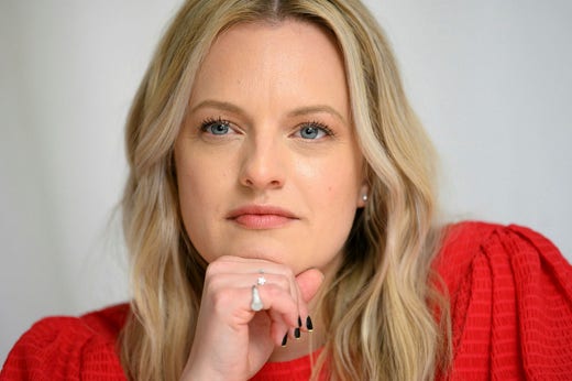 Elisabeth Moss aktuell i den femte säsongen av ”The handmaids tale”.