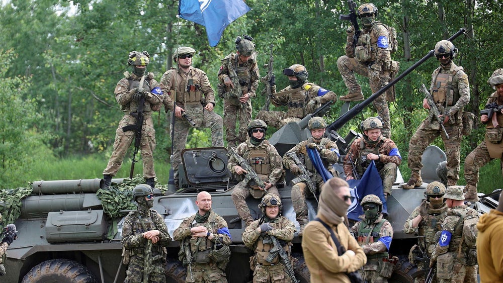Fordon från Natoländer i attacker på rysk mark