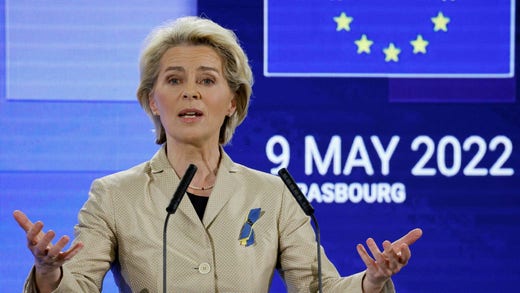 European Union Commission President Ursula von der Leyen.