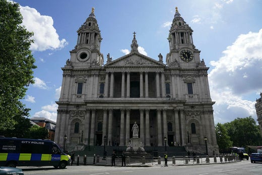 Cattedrale di St Paul a Londra.