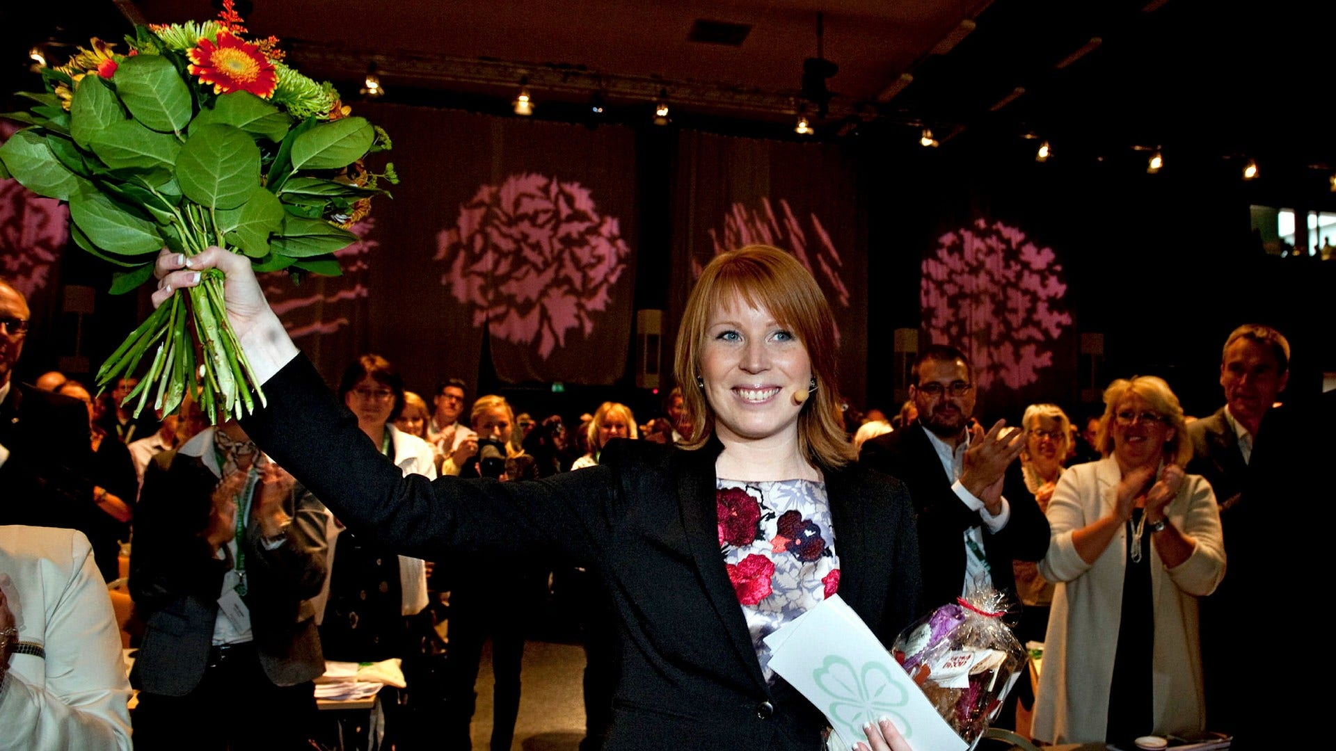 Centerstämman 2011 – Centerpartiets nyvalda ordförande Annie Lööf.