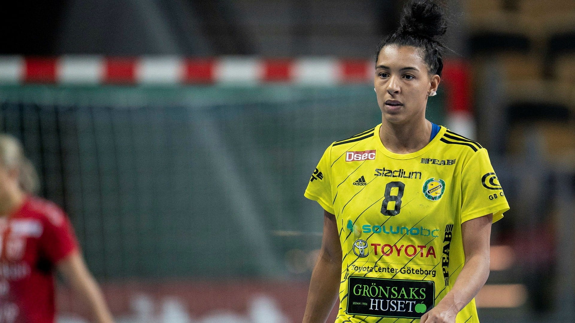 Sävehofs Jamina Roberts gjorde åtta mål mot storlaget CSKA Moskva. Arkivbild.