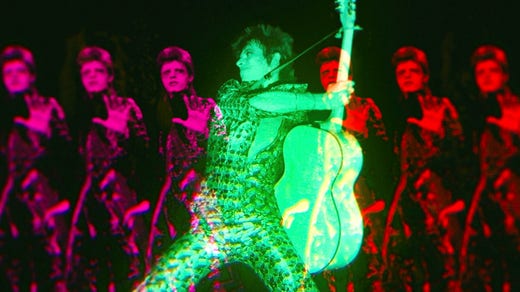 David Bowie i ”Moonage daydream”.