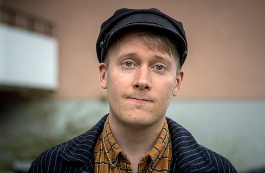 Olli Pettersson har en bakgrund inom restaurangbranschen sedan 12 år tillbaka men hade inget jobb kvar när föräldraledigheten tog slut mitt i pandemin.