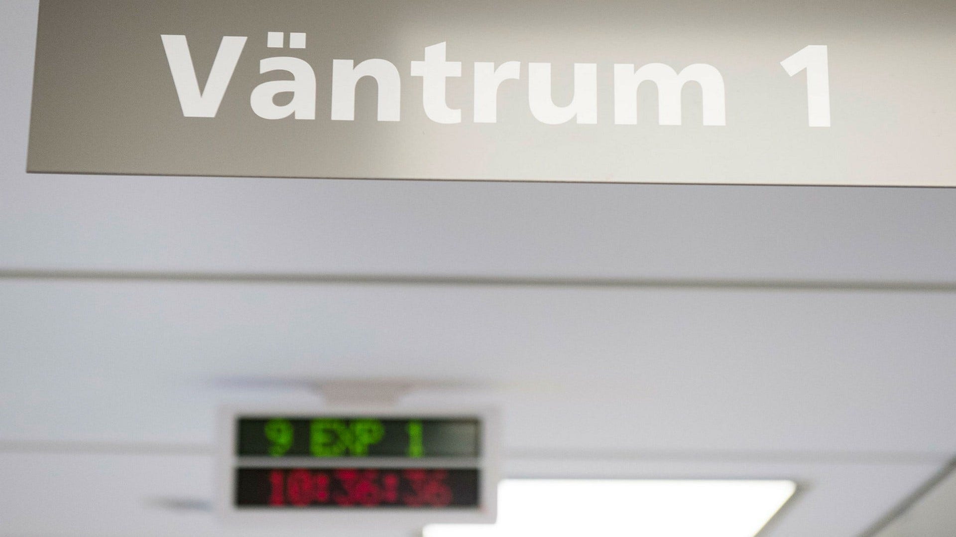 I väntrummet. Väntrum 1.
