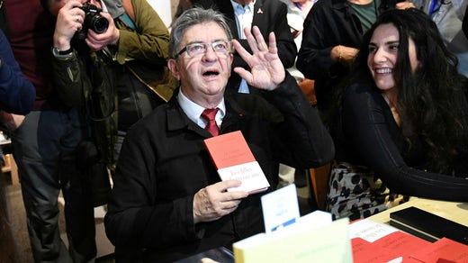 Il radicale di sinistra Jean-Luc Mélenchon esorta a non votare per Marine Le Pen.  Tuttavia, i sondaggi suggeriscono che il 20 per cento dei suoi elettori potrebbe fare proprio questo.