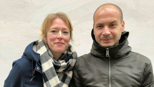 Anna Thulin och Bassel Tawi.