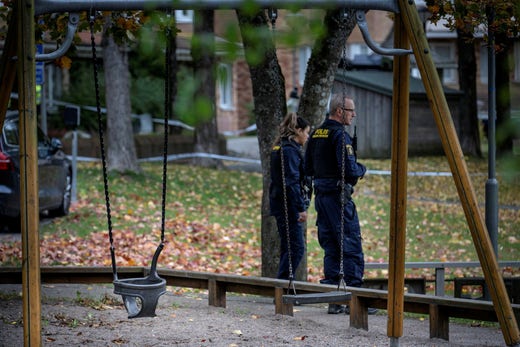 På torsdagen 6 oktober sköts en 19-årig man ihjäl och en 16-åring skadades allvarligt i Saltskog i Södertälje. Efter skjutningen har en 19-åring och en 18-åring häktats.
