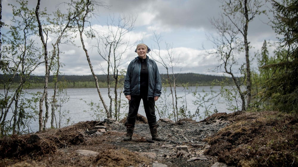 Anita Gimvall frias för att återuppfört släktens kåta