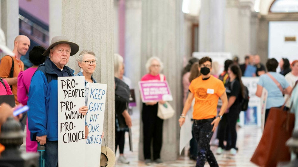 Abortlag stoppas tillfälligt i South Carolina