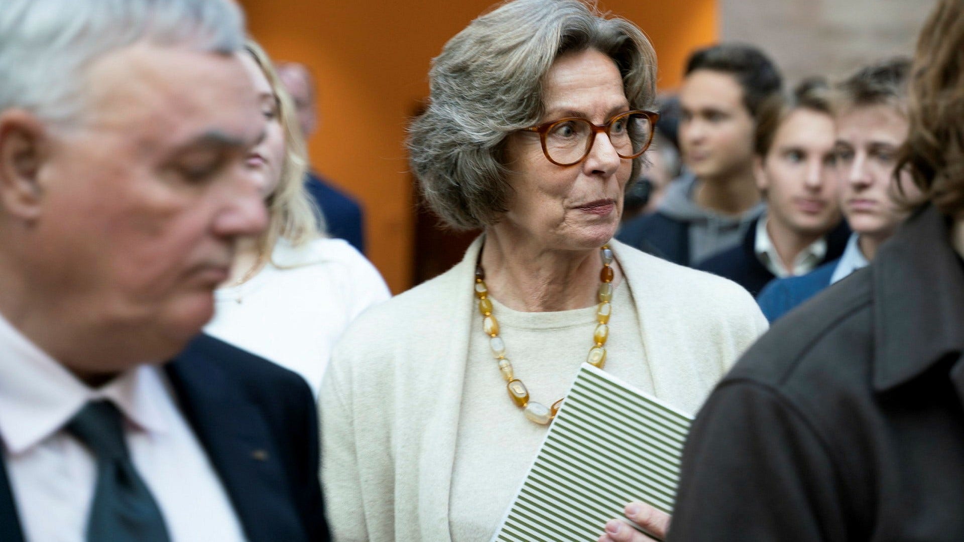 Swedbanks tidigare vd Birgitte Bonnesen och hennes försvarsadvokat Per E Samuelsson.
