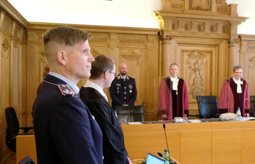 Anastasia Biefang var på plats i Leipzig när förvaltningsdomstolen meddelade sin dom. Officeren har fått en anmärkning som kommer att synas i hennes personalakt under de kommande tre åren.