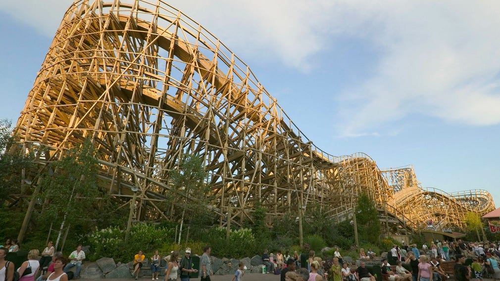 Funivia Balder a Liseberg.