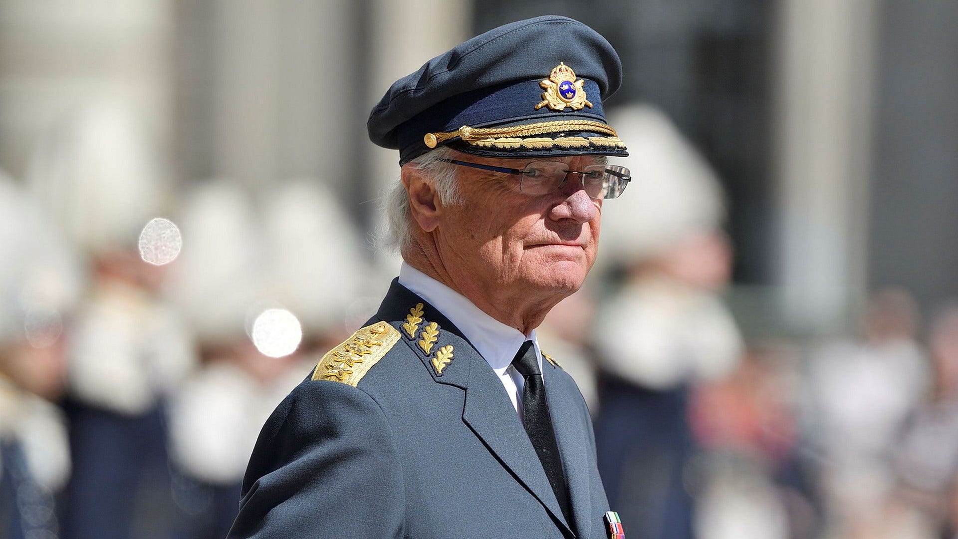 Kung Carl XVI Gustaf på sin födelsedag 2022.