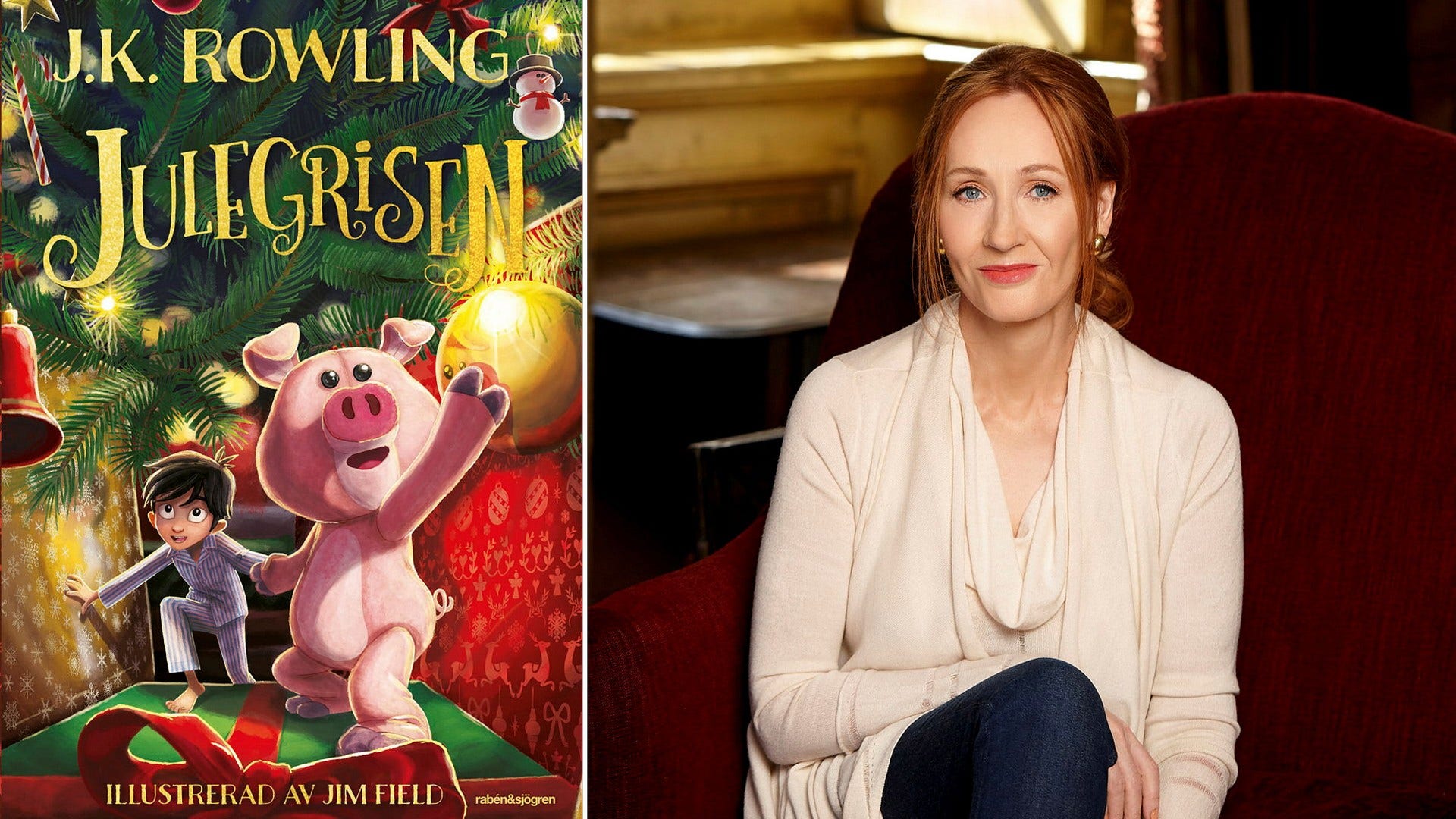 J K Rowling.