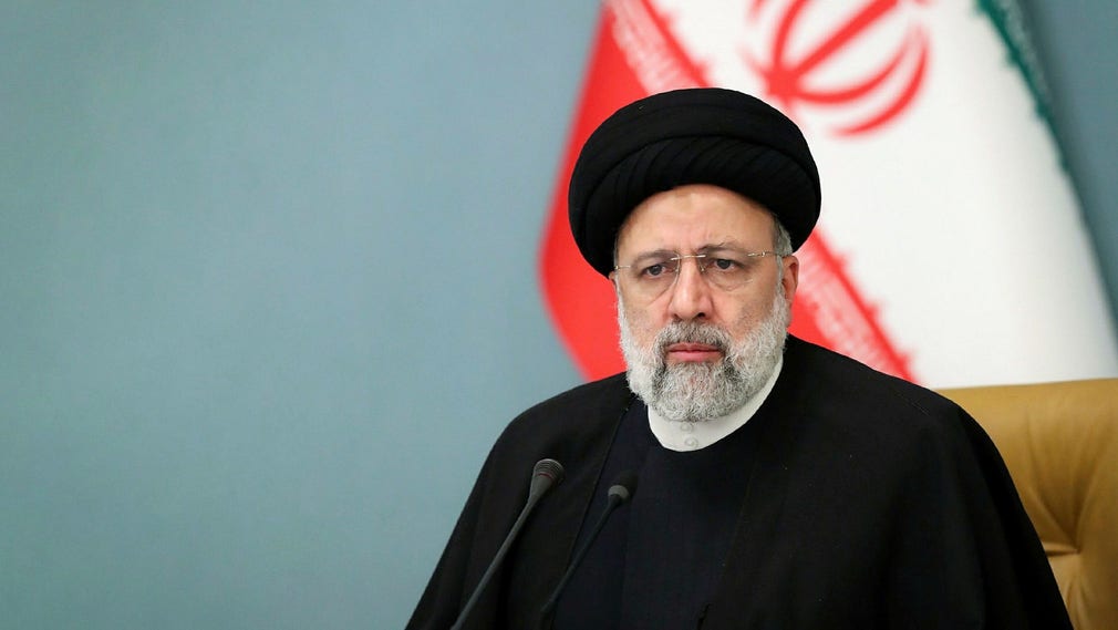 Il presidente iraniano Ebrahim Raisi.