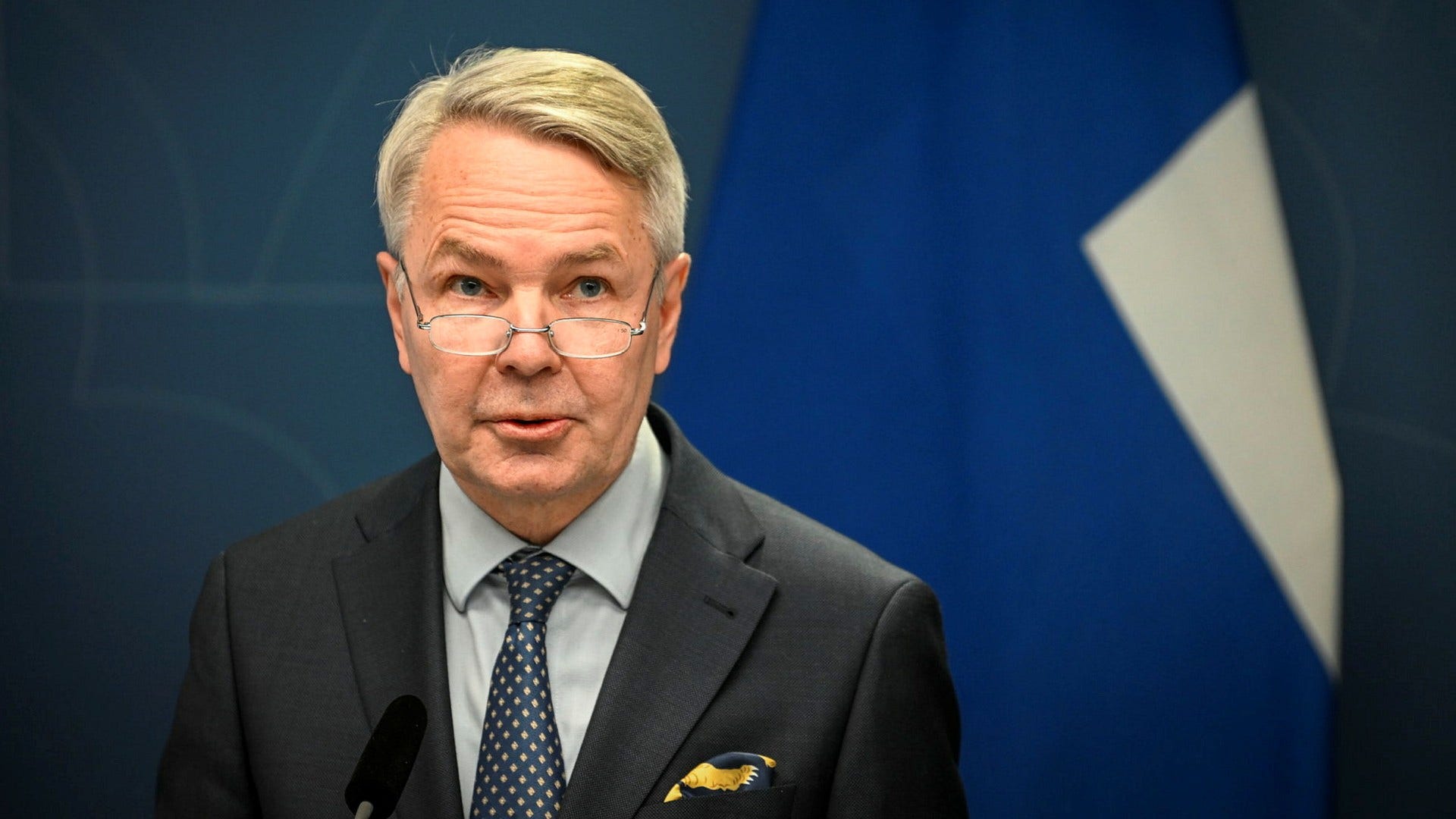 Finlands utrikesminister Pekka Haavisto.