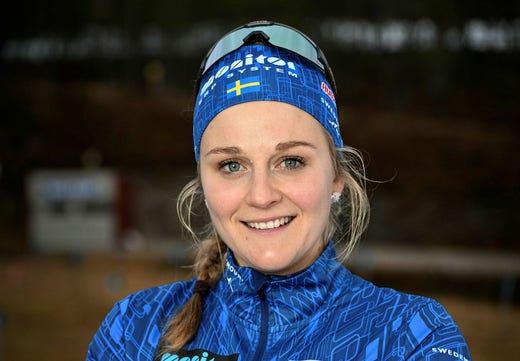 Stina Nilsson är en av åtta A-landslagsskidskyttar som slåss om sex platser i världscupen.