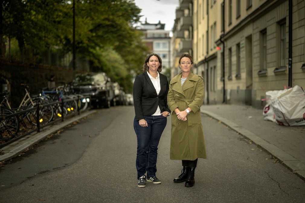 Karin Breding, sektionschef, och Anna Bergkvist, utredningsledare, båda på grova brott i polisregion väst där Göteborg ingår.