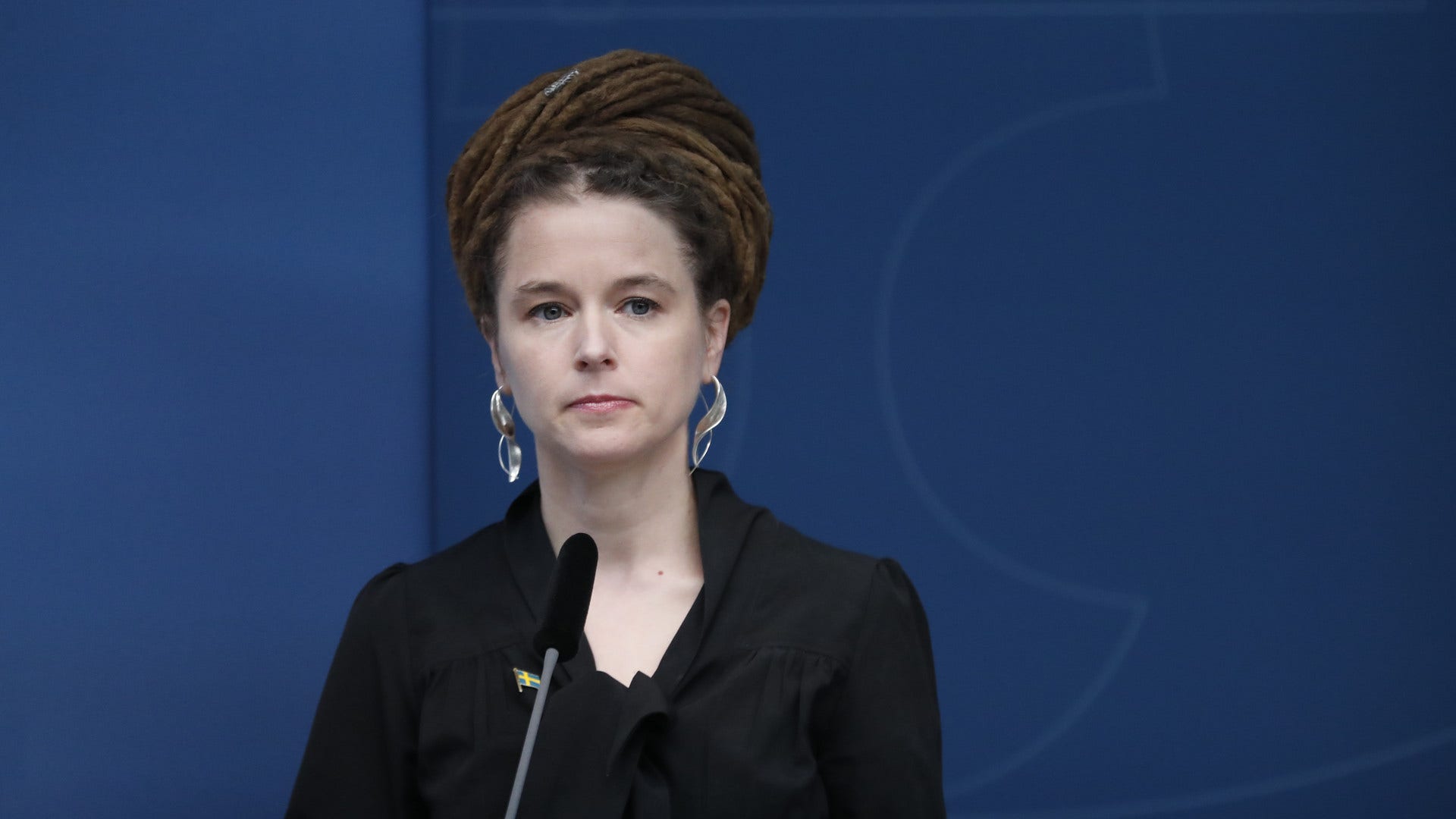 Amanda Lind, kultur- och demokratiminister (MP).